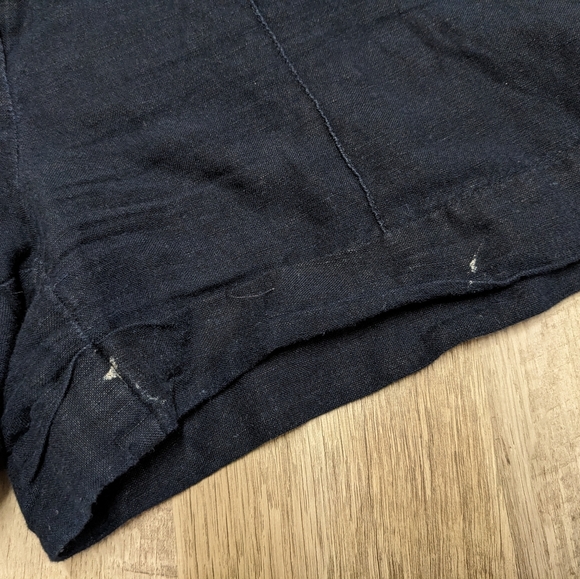 Ann Taylor Loft Navy Blue Linen Blend shorts - Picture 7 of 9